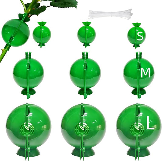 9PCS Propagation Stations Air Layering Pods, Reusable Rapid Root Plugs Air Layering Propagation Kit Grafting Tool Take Root Box Plant Propagation Ball Root Starter Grafting Kit