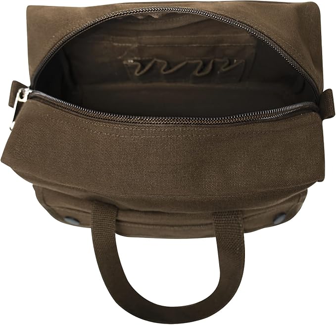 Rothco GI Style Mechanics Tool Bag, Heavy-Duty Canvas Tool Storage | 7.5 Liter Capacity, Heavyweight Canvas, Reinforced Bottom, Garage Storage