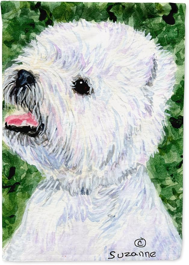 Caroline's Treasures SS8802GF Westie Garden Flag Mailbox Flag Decorative Yard Flag Banner Outside Patio Artwork Yard Flower Beds, Garden Size, Multicolor