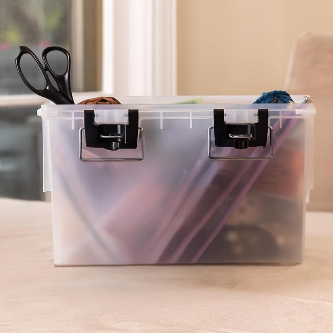 Sheffield XL Ammo Box Made in USA, Stackable Lockable Ammo Storage Box | 2 Pack Lockable Storage Box, Water and Dust Resistant Dry Box, Secures Hunting Gear, Gun Accessories, Supplies, and Bullets