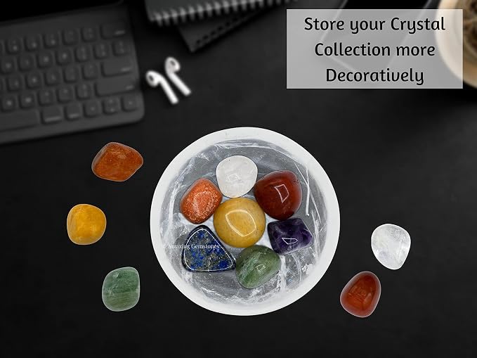 Clear Quartz Crystal Bowl - 2 Inch Decorative Bowls for Room and Home Decor - Gemstone Healing Crystals for Elegant Display, Positive Energy Balance and Gift