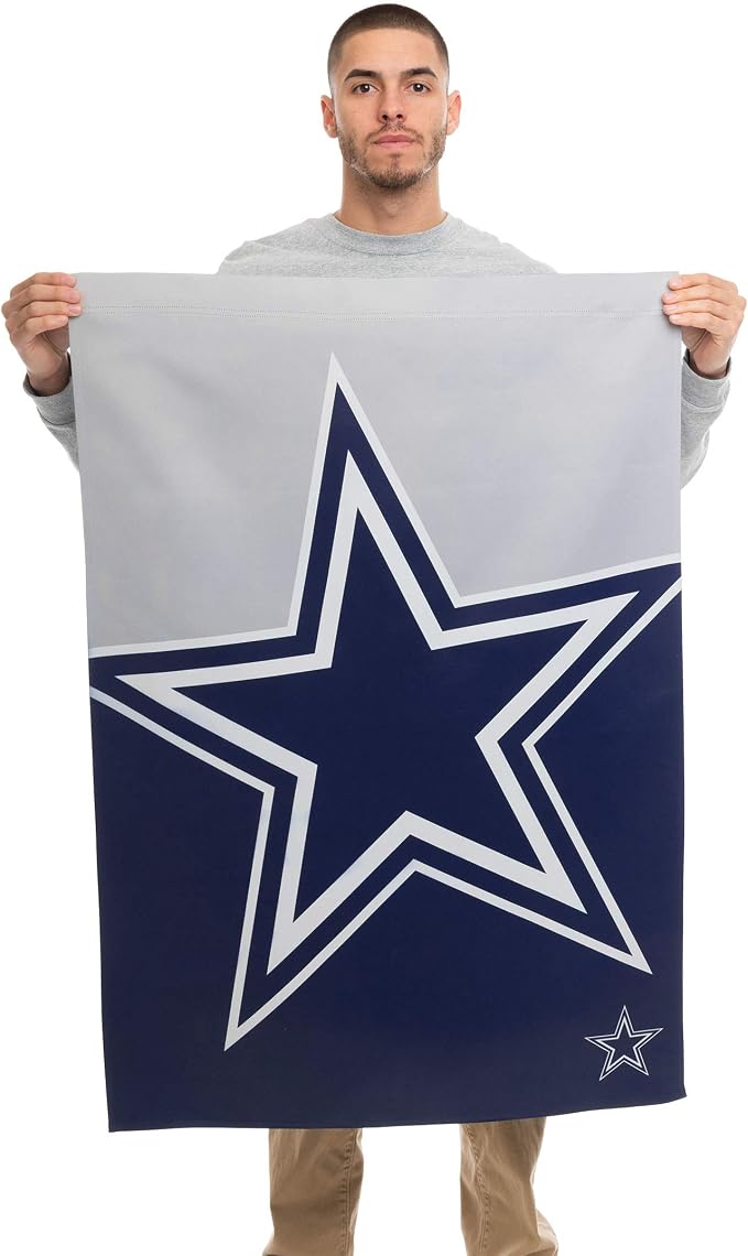 NFL Double Sided Team Logo Vertical Flag (40" x 28")