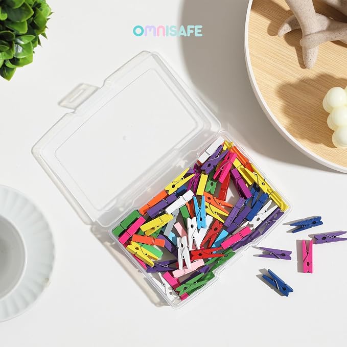 5x7 Photo Storage Cases, Plastic Craft Storage Container, Acid-Free Box for Pictures, Crafts, Scrapbooking, Photo Keeper (20) | Acid-Free, Sturdy, Large Capacity, Scrapbooking, Photo Keeper