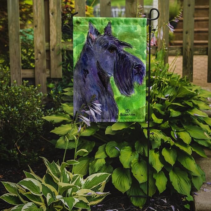 Caroline's Treasures SS8792GF Scottish Terrier Garden Flag Mailbox Flag Decorative Yard Flag Banner Outside Patio Artwork Yard Flower Beds, Garden Size, Multicolor