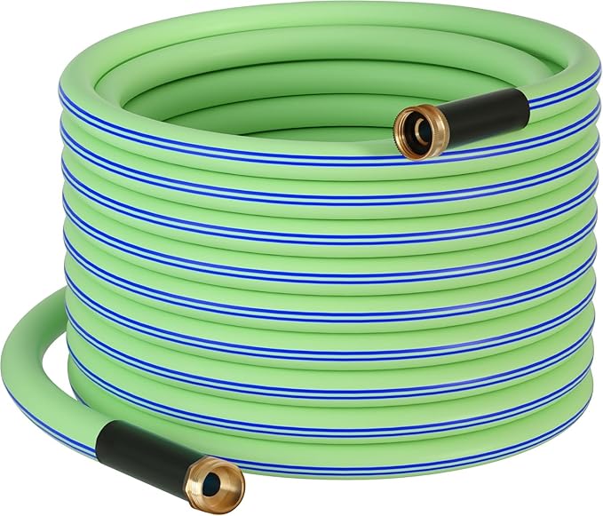 Atlantic Heavy Duty Garden Hose 75 ft x 5/8 Inch Green Color Water Hose (75 Feet)