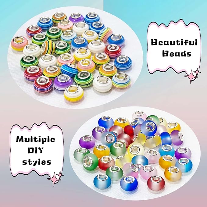 255Pcs Beaded Garden Stakes Kit with 225 Large Hole Beads, 12IN DIY Fairy Wand Kit for Different Holidays, Fairy Garden Accessories Outdoor, Beadable Items (Crystal Diamond)