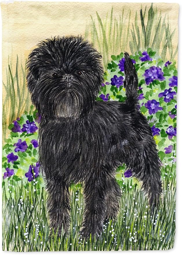 Caroline's Treasures SS8151GF Affenpinscher Garden Flag Mailbox Flag Decorative Yard Flag Banner Outside Patio Artwork Yard Flower Beds, Garden Size, Multicolor