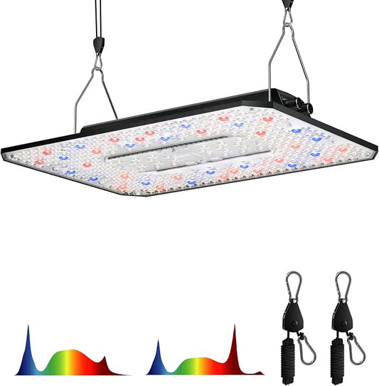 LED Grow Light 150W Full Spectrum Grow Lights for Indoor Plants | UAP1500 Commercial Growing Lamp Full Epar Boost Mode Switch Daisy Chain, Dimmable for Seeding Veg Bloom in 2x2, 3x3 Grow Tent