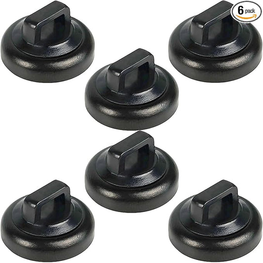Magnetic Zip Tie Mounts Magnet Cable Tie Mount Clips Base Automotive Wire Cable Management Wire Clips Management for Car Boat Trailer Marine Office Electrical Wiring (Black 6 Pcs)