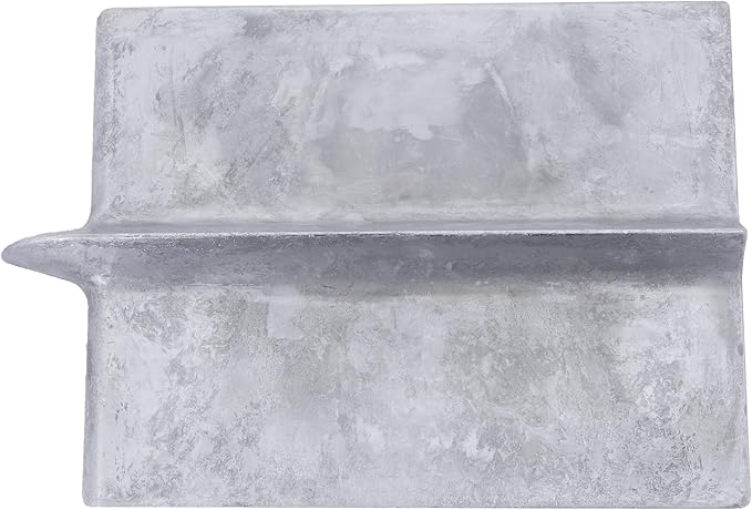 MARSHALLTOWN Heavy-Duty Zinc Concrete Groover, 6 x 4 3/8 inch Blade, DuraSoft Handle, Concrete Tools Assembled in USA, 833D
