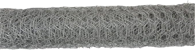 YARDGARD 308408B Mesh Poultry Netting, 6 Foot x 25 Foot, Galvanized