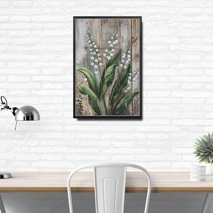 Metal Sign Tin Sign Vintage Wall Art Antique Master's Lily Tin Sign for Rustic Wall Art Shabby Chic Interiors and Corrosion Resistant Garden Tin Signs for Club 8×12 Inches with Metal Frame