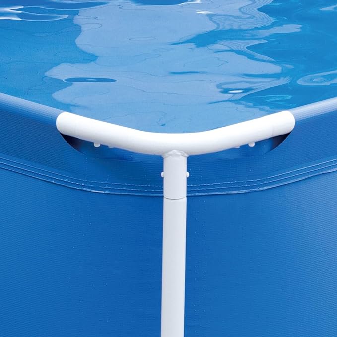 Funsicle 8ft 6in Activity Lap Pool – Above Ground Rectangular Pool for Fitness & Fun, Durable & Easy to Assemble, Ideal for Small Backyards & Aquatic Workouts