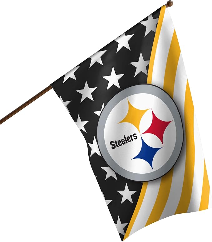 NFL Double Sided Team Logo Vertical Flag (40" x 28")