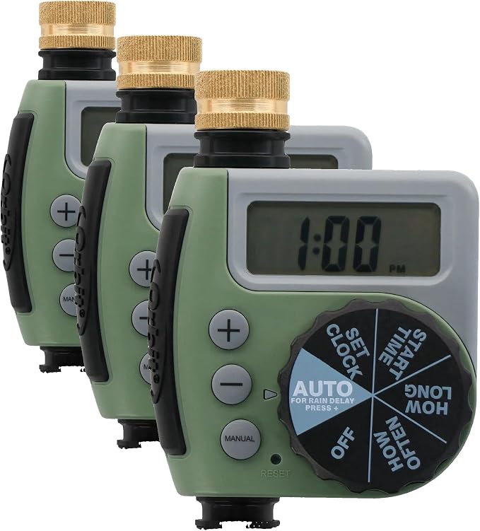 Orbit 62056 One Outlet Single-Dial Hose Faucet Timer (Pack of 3)