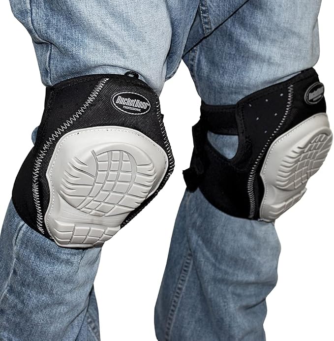 Bucket Boss - NeoFlex Soft Shell Knee Pads, NeoFlex Kneepads (92200) , White