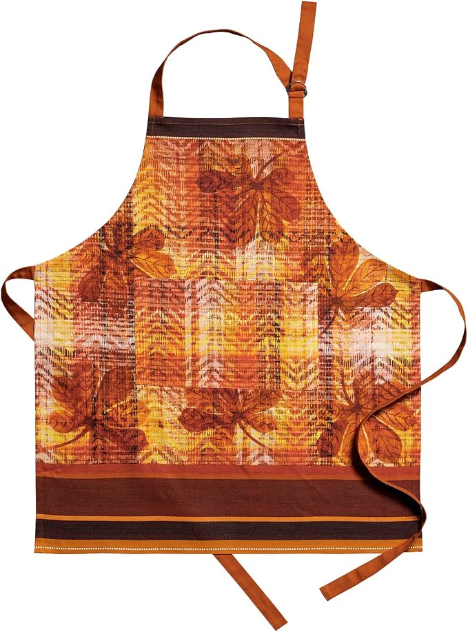 Maison d' Hermine Aprons for women with Pocket 100% Cotton (27.50"x31.50") | Adjustable Neck Strap & long ties Apron Men Chef Wedding Cooking Gardening Server Maid