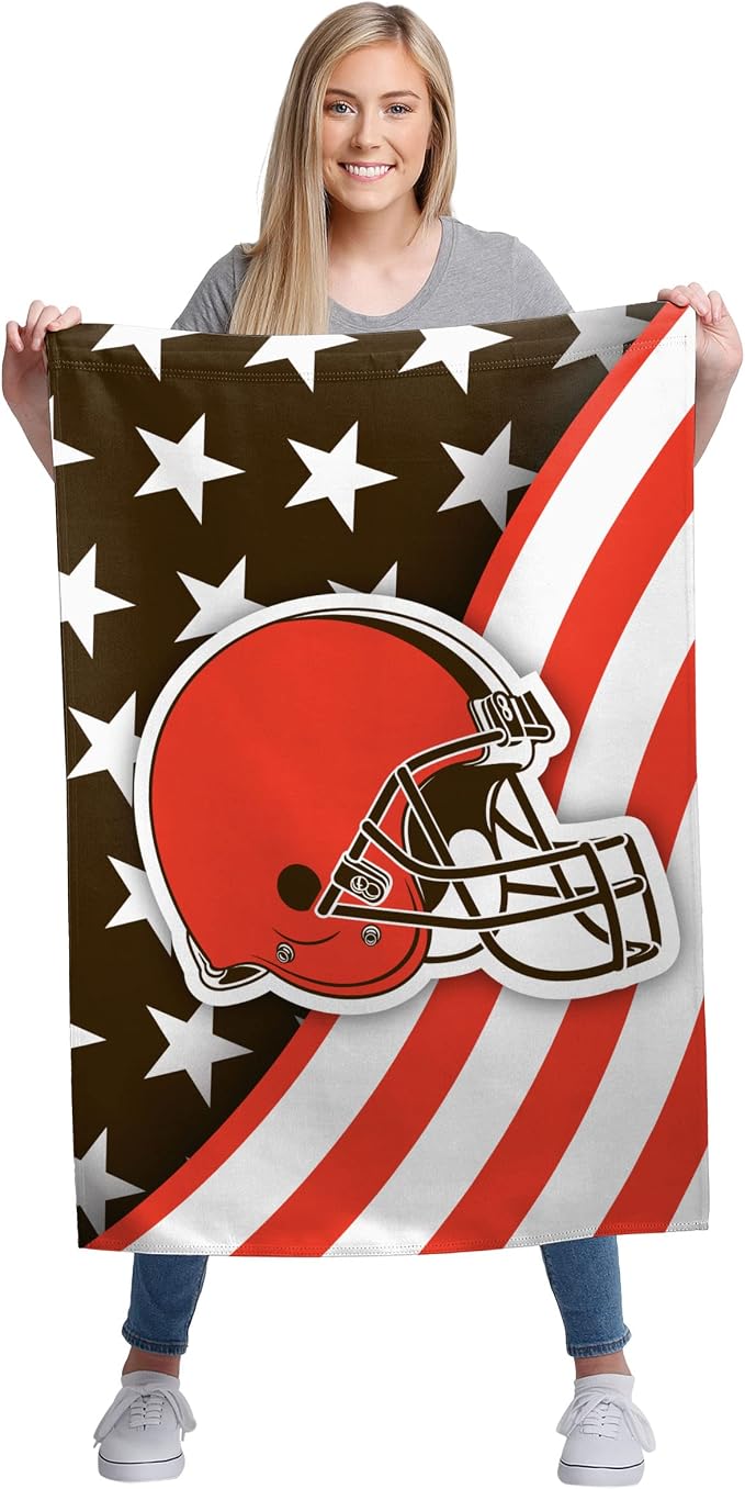 NFL Double Sided Team Logo Vertical Flag (40" x 28")