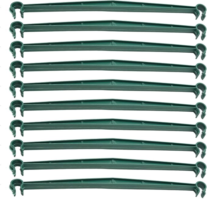100 PCS Stake Arms for Tomato Cage, 12.8” Expandable Trellis Connectors,Plant Support Garden Stakes, Tomato Stake Supports Fit for 14mm Stakes, for Climbing Plants, Flowers,Vegetables