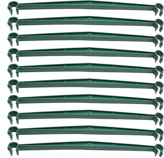 100 PCS Stake Arms for Tomato Cage, 12.8” Expandable Trellis Connectors,Plant Support Garden Stakes, Tomato Stake Supports Fit for 14mm Stakes, for Climbing Plants, Flowers,Vegetables