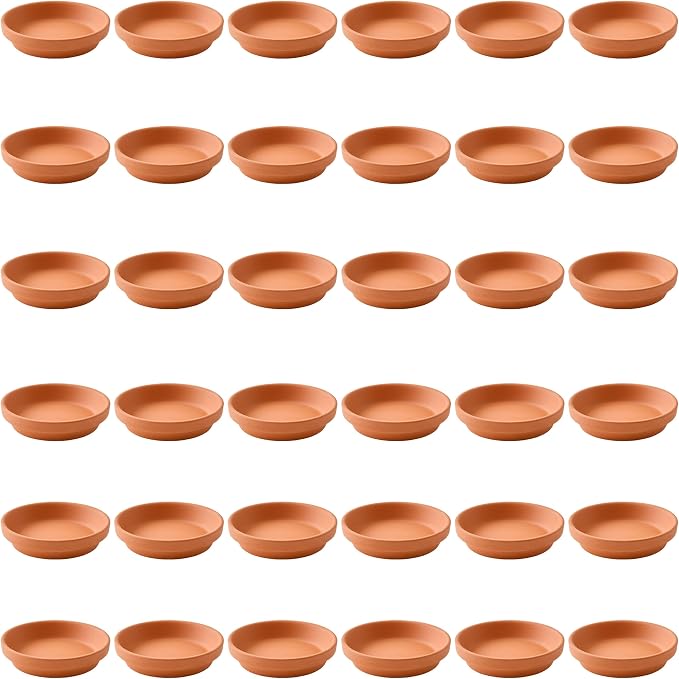 Ashland 4" Clay Saucer, 36 Pack