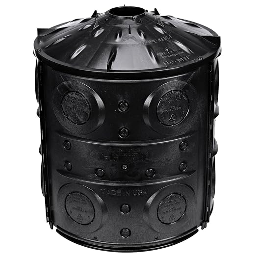 NDS FWAS24 50 Gal. Flo Stormwater Dry Well System Kit with 3 Side Panels & 1 Cover, Ideal for Rainwater Collection, Black