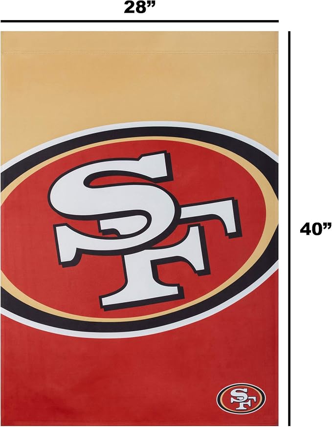 NFL Double Sided Team Logo Vertical Flag (40" x 28")