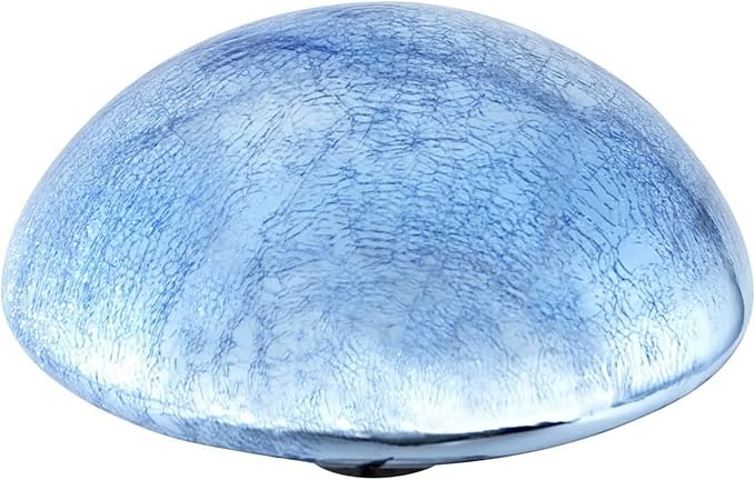 Achla Designs Glass Toadstool Mushroom Gazing Ball, Blue Lapis