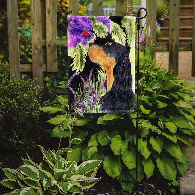 Caroline's Treasures SS8250GF Gordon Setter Garden Flag Mailbox Flag Decorative Yard Flag Banner Outside Patio Artwork Yard Flower Beds, Garden Size, Multicolor