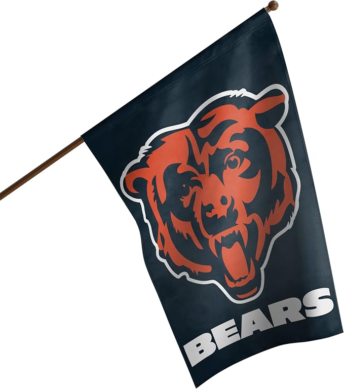NFL Double Sided Team Logo Vertical Flag (40" x 28")