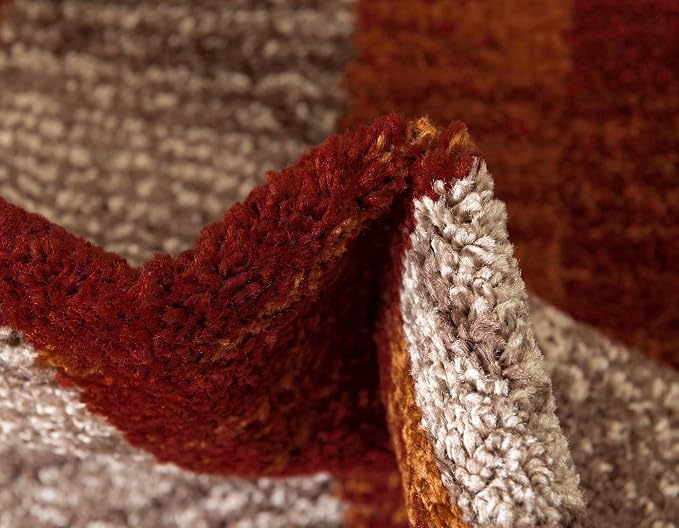 Unique Loom Autumn Collection Area Rug - Providence (5' 1" Octagon, Multi/ Beige)