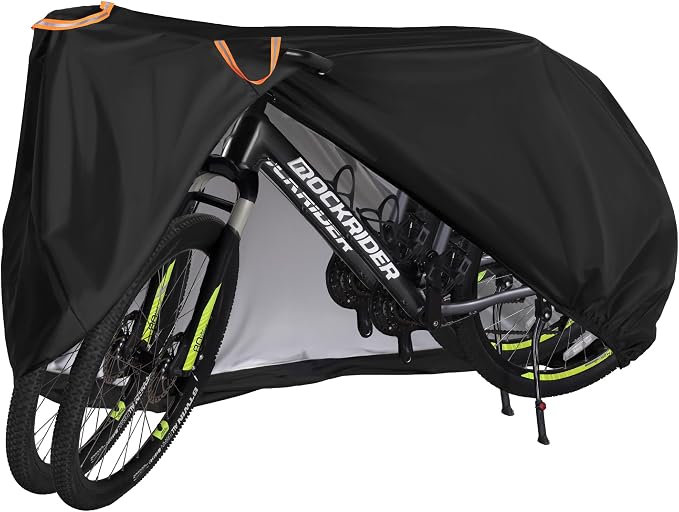 Puroma Bike Cover for 1/2/3 Bikes, Waterproof Outdoor Storage Bicycle Covers Rain Sun UV Dust Wind Proof with Lock Hole for Mountain Road Electric Bike
