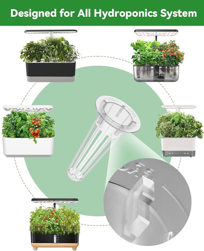 Vibrant Flower Seed Pod Kit Compatible with Gardencube, idoo,Ahopegarden Hydroponics Growing System with Marigold,Snapdragon,Cosmos,Sunflower,Zinnia,Lavender,Borage,Coneflower(16-Pod)