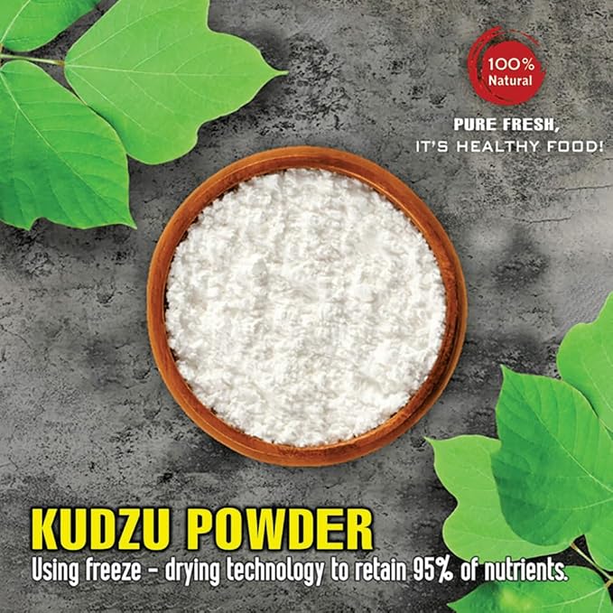 VIETFARMFOOD - KUDZU POWDER 5.29 oz (150g) VIETFARMFOOD: Pure freeze-dried vegetable powder, made from real vegetables with no added sugar - Perfect for daily nutrition to keep your body of vitality