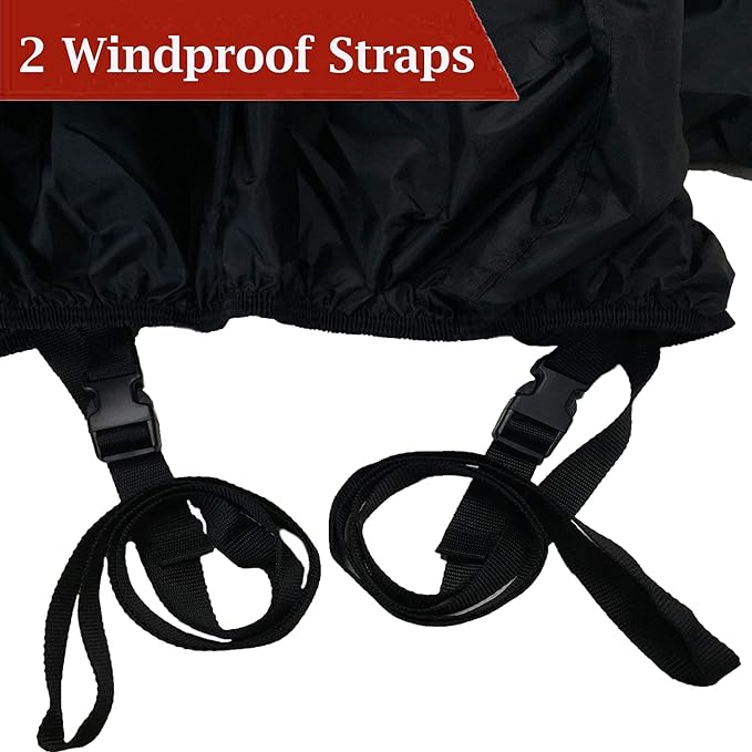 Waterproof ATV Cover, 420D Heavy Duty Kids 4 Wheeler Quad Cover Small Protection for Honda Polaris Yamaha Suzuki Kawasaki Kart (87''x39''x42'')