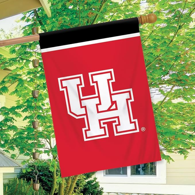 Briarwood Lane University Of Houston NCAA House Flag