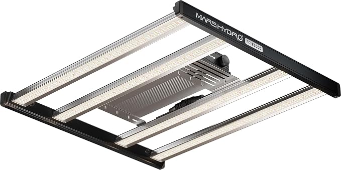 Mars Hydro FC-E3000 300W 3x3 LED Grow Light Full Spectrum Veg Bloom Flower | BEST VALUE: Bridgelux 2835 Diodes, Osram660nm CSSRM6.24, 2.8 μmol/J PPE, 840 μmol/J PPF, Max Coverage 3x3ft, Removable Design