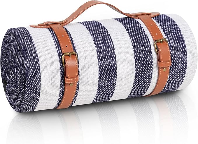 sapsisel 80”x60” Picnic Blanket Extra Large, Waterproof Picnic Blanket Beach Blanket