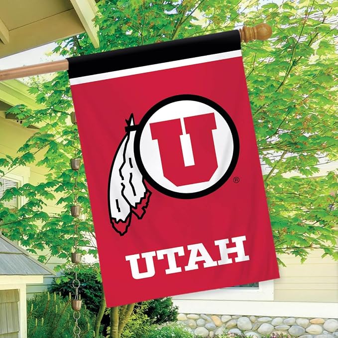 Sparo Utah Utes House Flag College Licensed 28" x 40"