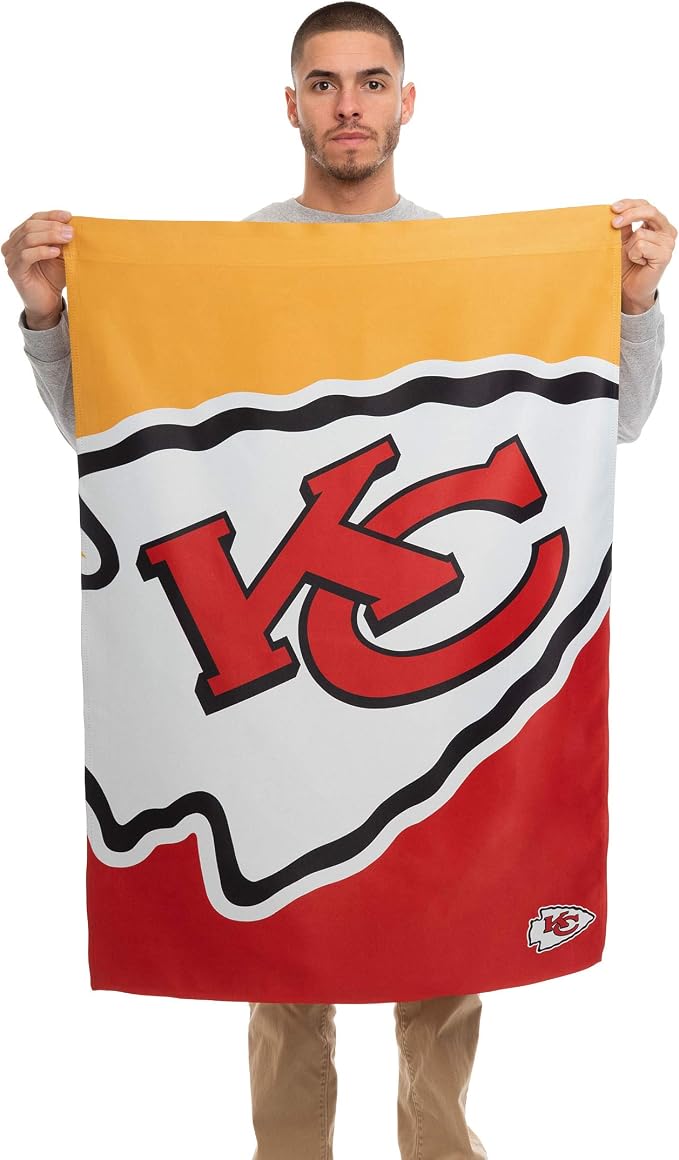 NFL Double Sided Team Logo Vertical Flag (40" x 28")
