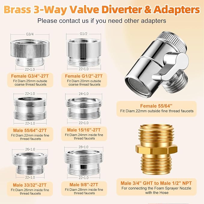 Bathtub Faucet Sprayer Attachment for Tub, Dog Washing Hose Attachment for Bathtub with Faucet Adapters, Sink Sprayer Dog Bath Hose Attachment for Tub Faucet, Dog Shower Attachment