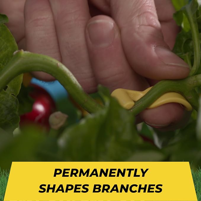 BudClips for Optimal Plant Growth | Universal Size LST Clips | Durable Plant Support Clips to Bend or Interlock Stems for Abundant Harvest | Gardening at Any Growth Stage (Red, 20pk)