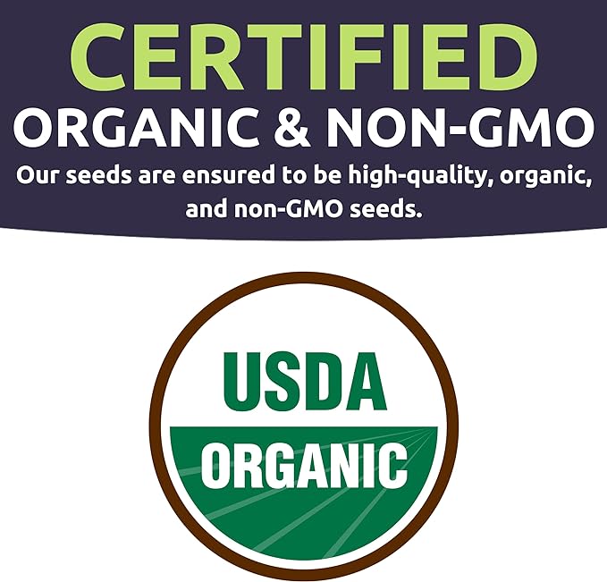 Organic Healthy Greens Seeds Variety Pack - 12 Individual Packs - 2026 Season - Arugula, Kale, Swiss Chard, Spinach, Mustard & More! for Indoor & Outdoor Planting (Non-GMO, Certified Organic)