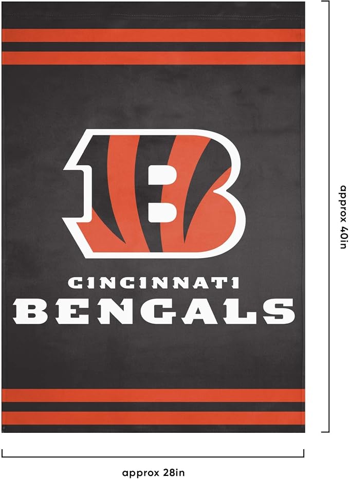 NFL Double Sided Team Logo Vertical Flag (40" x 28")
