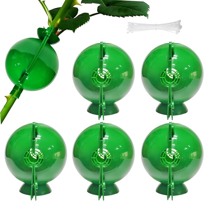 5PCS Propagation Stations Rapid Plugs Root, Plant Propagation Air Layering Pods Reusable Air Layering Propagation Kit Grafting Tool Take Root Box Plant Propagation Ball Root Starter