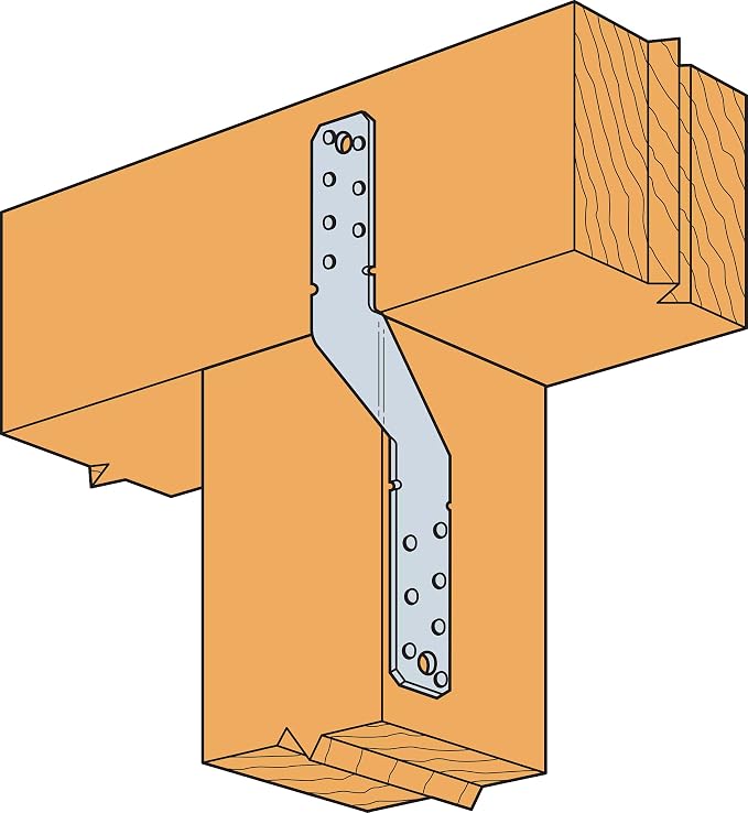 Simpson Strong-Tie MTS12Z MTS 12 in. 16-Gauge ZMAX Galvanized Medium Twist Strap (Pack of 100)