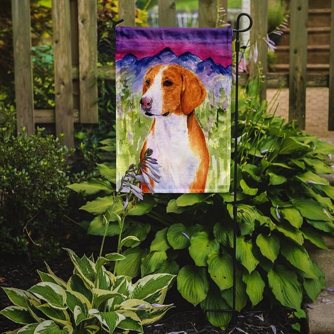 Caroline's Treasures SS1020GF Drever Garden Flag Mailbox Flag Decorative Yard Flag Banner Outside Patio Artwork Yard Flower Beds, Garden Size, Multicolor