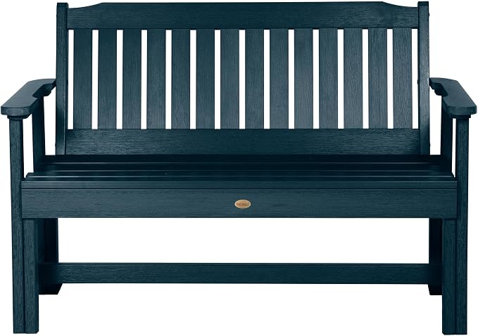 Sequoia Professional Commercial Grade Exeter Garden Bench, 4ft, Federal Blue