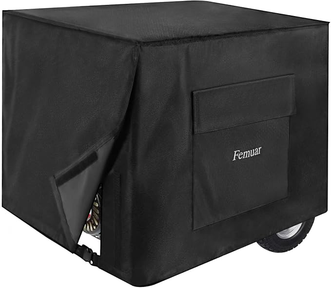 Outdoor Generator Covers Waterproof Heavy Duty 600D Oxford Portable Generator Cover Universal for 3000-5000 Watt Portable Generators ,26x20x20in