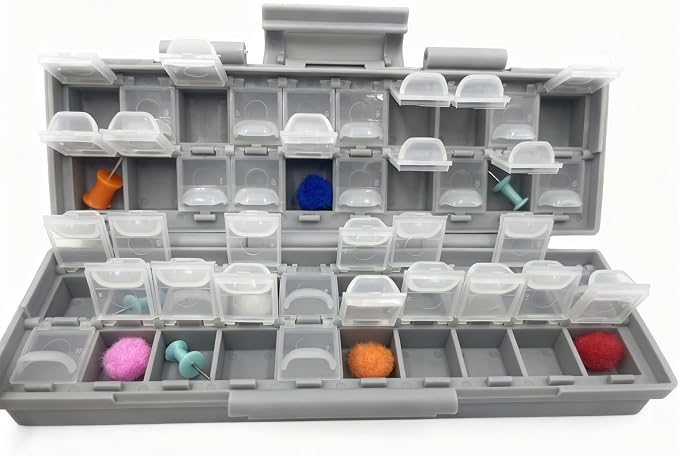 4 units AideTek BOX-ALL 40 Individual Compartments Organizer The Flexible Solution for Mixed Small Parts